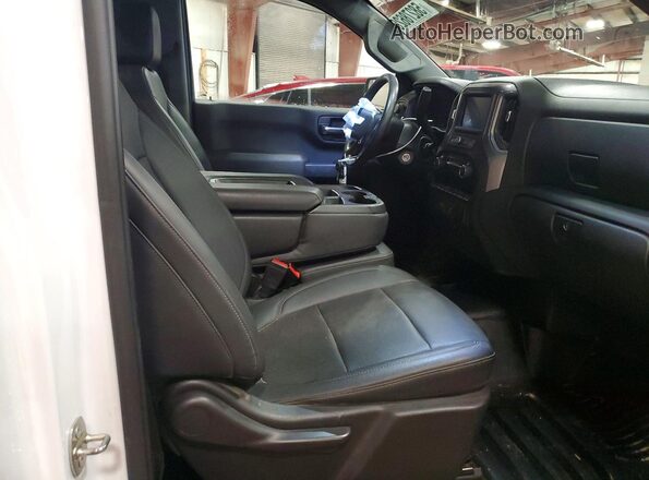 3GCNYAEK4NG213499 2022 CHEVROLET SILVERADO White უკანა სავარძლების ხედი
