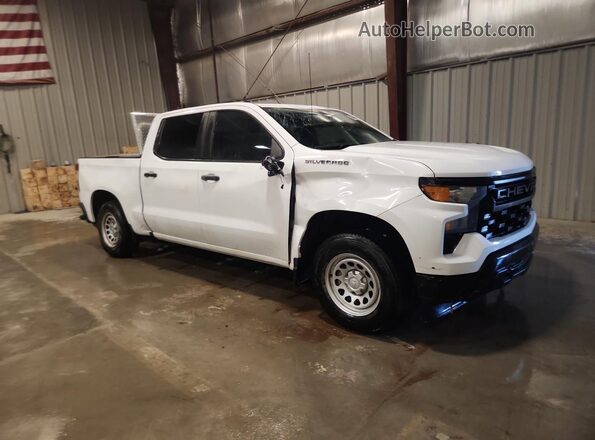 3GCPAAEK2PG243990 2023 CHEVROLET SILVERADO White Widok wnętrza 360 stopni