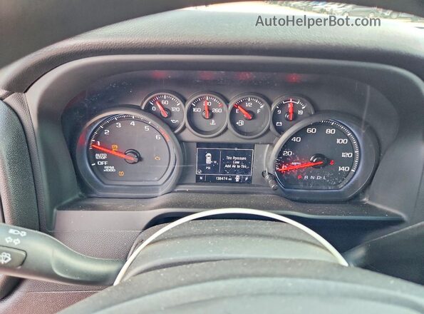 3GCPABEK0NG503001 2022 CHEVROLET SILVERADO White Вид щитка приладів