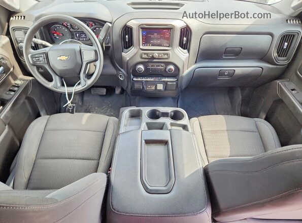 3GCPABEK0NG503001 2022 CHEVROLET SILVERADO White Вид панелі приладів