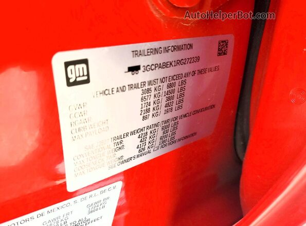 3GCPABEK1RG272339 2024 CHEVROLET SILVERADO Red Շարժիչի բաժամունքի տեսք