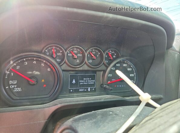 3GCPABEK2PG195140 2023 CHEVROLET SILVERADO White Սարքավորումների վահանակի տեսք