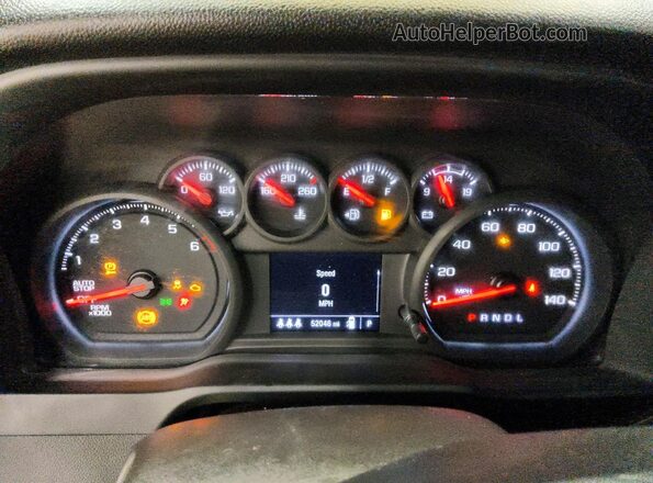 3GCPABEK3RG422600 2024 CHEVROLET SILVERADO Gray Widok zestawu wskaźników