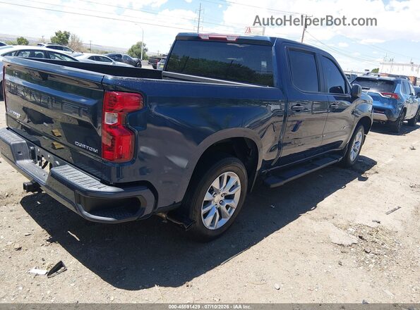 3GCPABEK7NG628254 2022 CHEVROLET SILVERADO Синий Задняя правая четверть