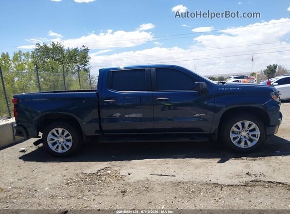 3GCPABEK7NG628254 2022 CHEVROLET SILVERADO Синий Вид задней части салона