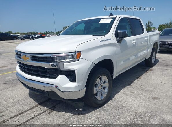 3GCPACED3SG127302 2025 CHEVROLET SILVERADO Белый Передняя левая четверть
