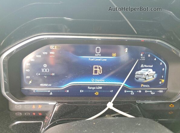 3GCPACED9SG191408 2025 CHEVROLET SILVERADO Gray Սարքավորումների վահանակի տեսք