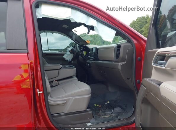 3GCPACEK4PG238933 2023 CHEVROLET SILVERADO Red Widok wnętrza z przodu
