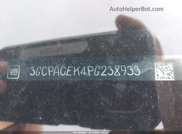 3GCPACEK4PG238933 2023 CHEVROLET SILVERADO Red 