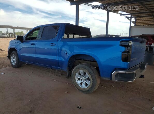 3GCPACEKXNG642588 2022 CHEVROLET SILVERADO Blue Rear left