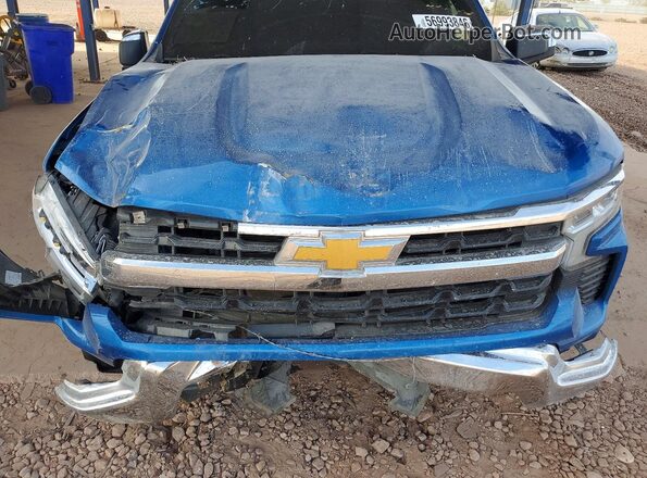 3GCPACEKXNG642588 2022 CHEVROLET SILVERADO Blue Rear interior view
