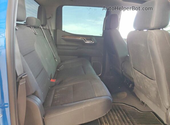 3GCPACEKXNG642588 2022 CHEVROLET SILVERADO Blue Rear seats view