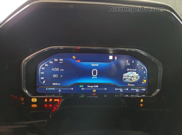 3GCPADEDXPG257462 2023 CHEVROLET SILVERADO Black Widok zestawu wskaźników