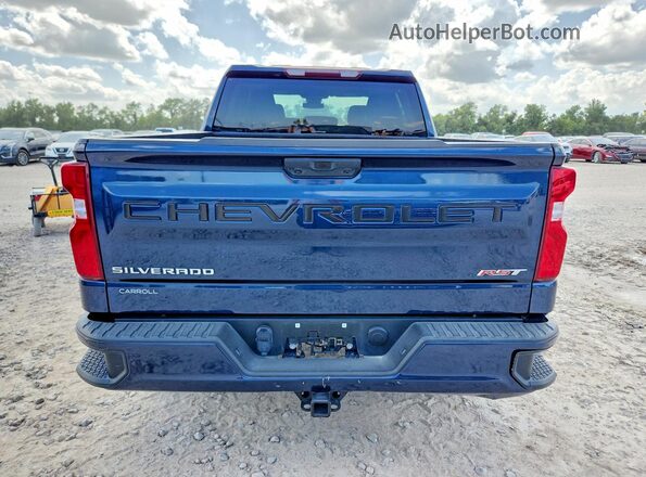 3GCPADET1NG547688 2022 CHEVROLET SILVERADO Blue უკანა ხედი