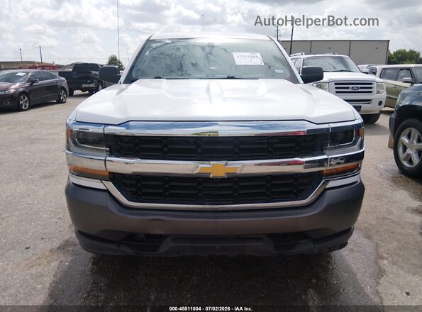 3GCPCNEC4JG326161 2018 CHEVROLET SILVERADO White Սարքավորումների վահանակի տեսք