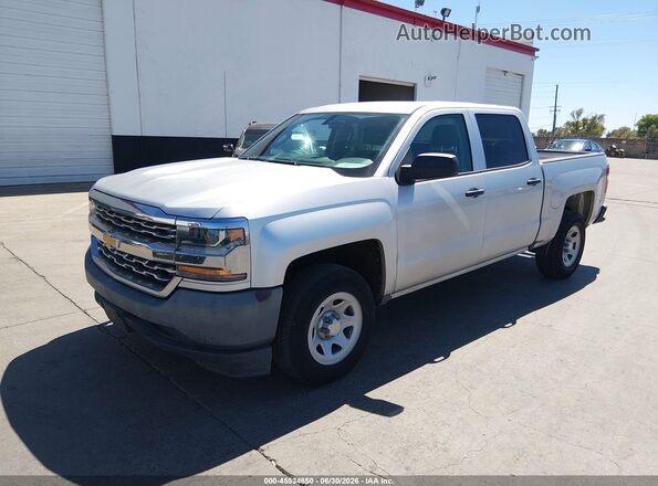 3GCPCNEH2JG429610 2018 CHEVROLET SILVERADO Серебряный Передняя левая четверть