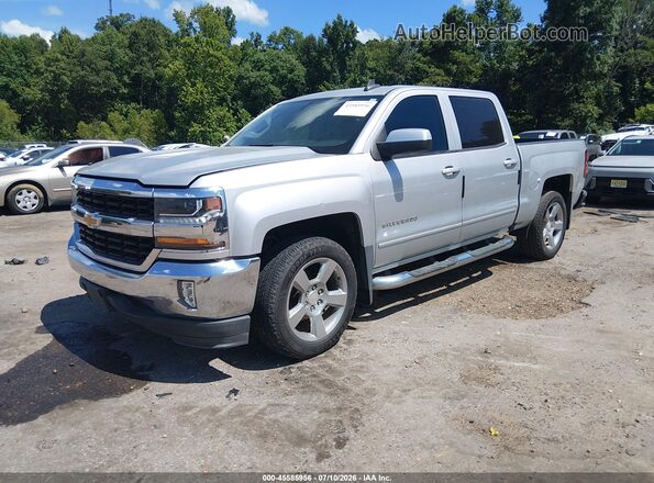 3GCPCREC0JG352473 2018 CHEVROLET SILVERADO Silver Առջևի ձախ երեք քառորդ տեսարան