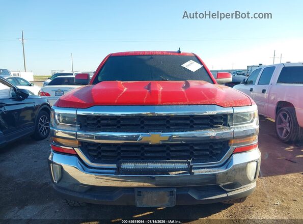 3GCPCREC2HG336303 2017 CHEVROLET SILVERADO Red Вид щитка приладів