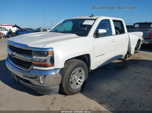 3GCPCREC2JG240581 2018 CHEVROLET SILVERADO Белый Передняя левая четверть
