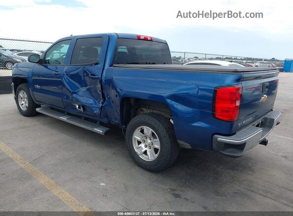 3GCPCREC2JG330801 2018 CHEVROLET SILVERADO Blue Trasero izquierdo