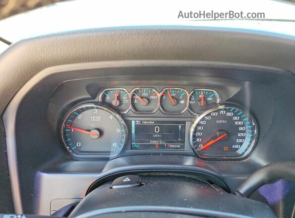 3GCPCREC3GG142930 2016 CHEVROLET SILVERADO Charcoal Instrument cluster view