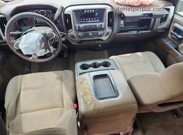 3GCPCREC3GG144810 2016 CHEVROLET SILVERADO Burgundy Vista del salpicadero