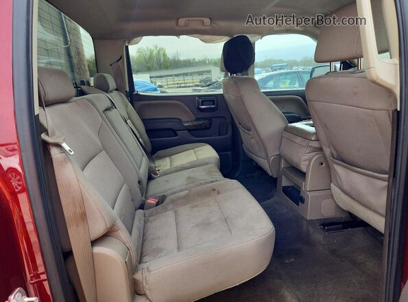 3GCPCREC3GG144810 2016 CHEVROLET SILVERADO Burgundy Vista de los asientos traseros