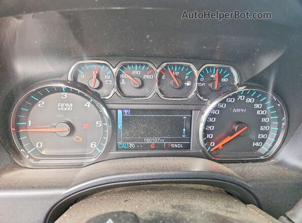3GCPCREC3HG289749 2017 CHEVROLET SILVERADO Silver Vista del cuadro de instrumentos