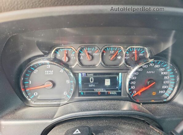 3GCPCREC3JG372166 2018 CHEVROLET SILVERADO Silver Vista del cuadro de instrumentos