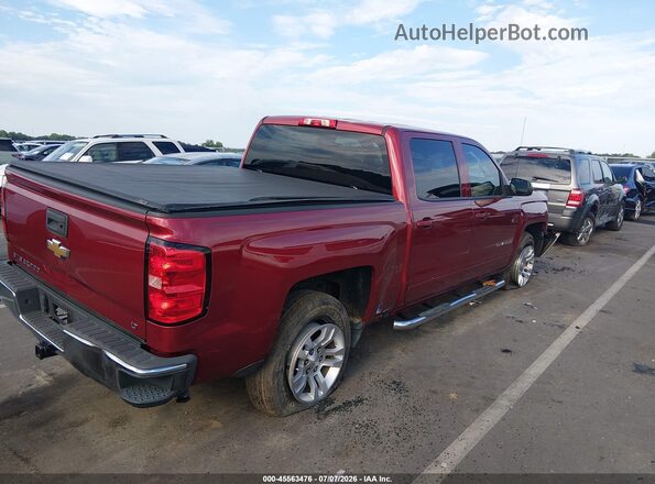 3GCPCREC4JG563689 2018 CHEVROLET SILVERADO Красный Задняя правая четверть