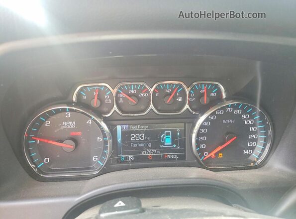 3GCPCREC4JG574191 2018 CHEVROLET SILVERADO Black Вид щитка приладів