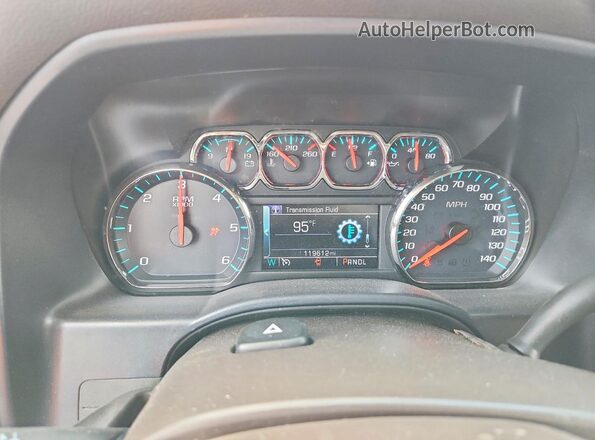 3GCPCREC5JG139552 2018 CHEVROLET SILVERADO Синий Вид щитка приборов