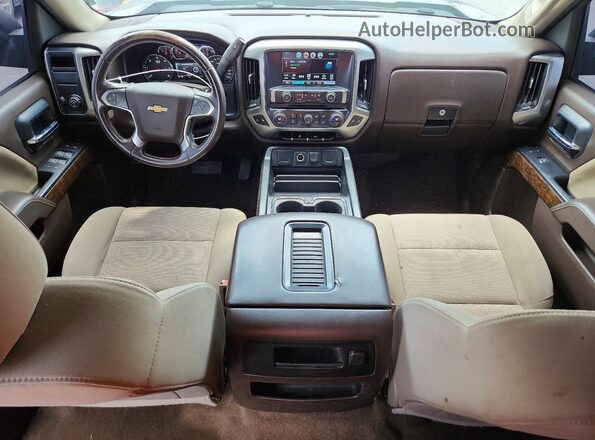 3GCPCREC5JG139552 2018 CHEVROLET SILVERADO Синий Вид панели приборов