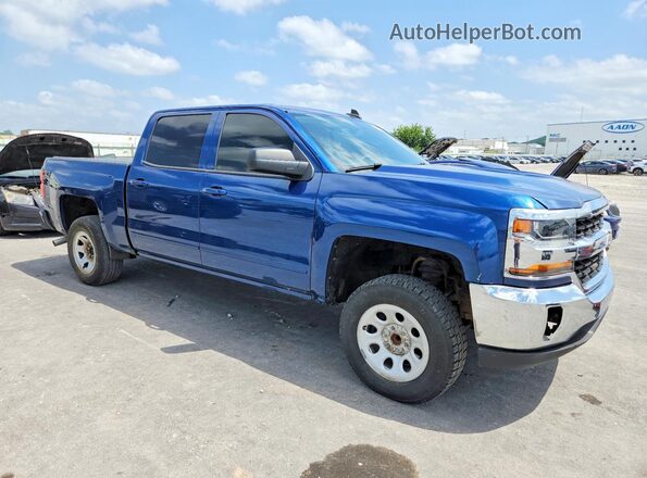 3GCPCREC5JG139552 2018 CHEVROLET SILVERADO Синий Передняя правая четверть