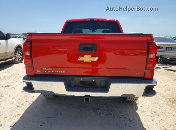 3GCPCREC5JG484838 2018 CHEVROLET SILVERADO Red Вид ззаду