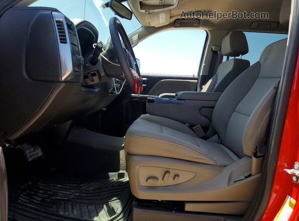 3GCPCREC5JG484838 2018 CHEVROLET SILVERADO Red Вид салону спереду
