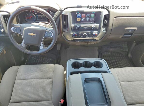 3GCPCREC5JG484838 2018 CHEVROLET SILVERADO Red Вид панелі приладів