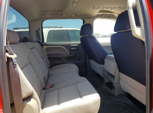 3GCPCREC5JG484838 2018 CHEVROLET SILVERADO Red Вид задніх сидінь