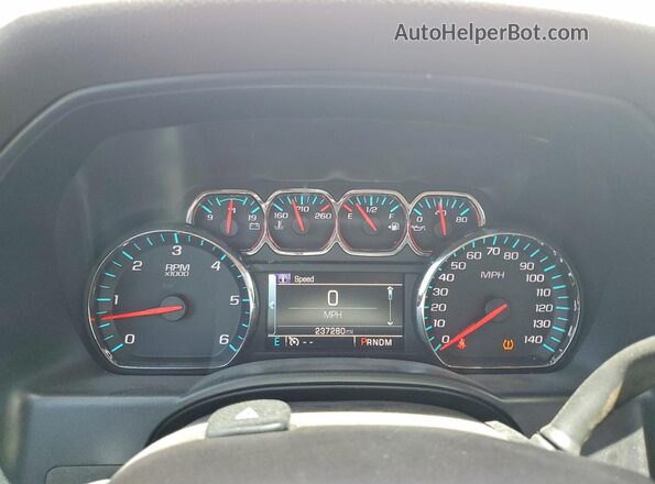 3GCPCREC6GG184881 2016 CHEVROLET SILVERADO White Вид щитка приладів