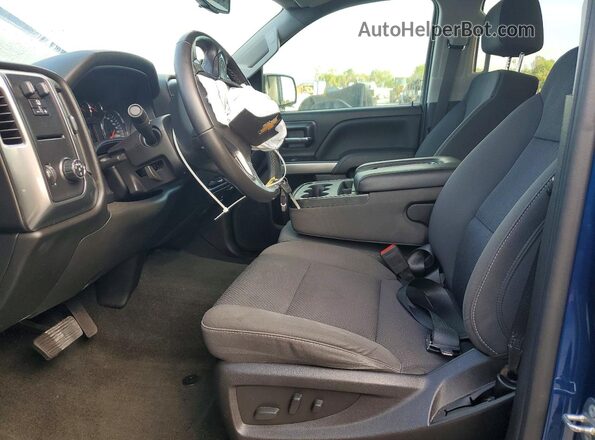 3GCPCREC6JG163746 2018 CHEVROLET SILVERADO Blue წინა სალონის ხედი