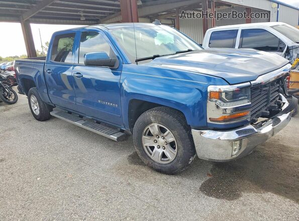 3GCPCREC6JG163746 2018 CHEVROLET SILVERADO Blue წინა მარჯვენა