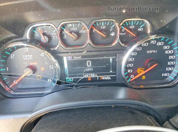3GCPCREC6JG282641 2018 CHEVROLET SILVERADO White Вид щитка приладів