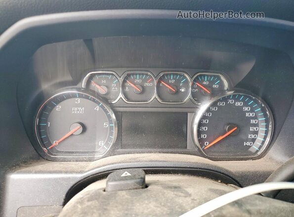 3GCPCREC6JG366524 2018 CHEVROLET SILVERADO Blue Вид щитка приладів