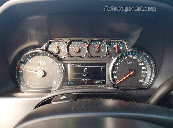3GCPCREC7GG128173 2016 CHEVROLET SILVERADO Blue Vista del cuadro de instrumentos