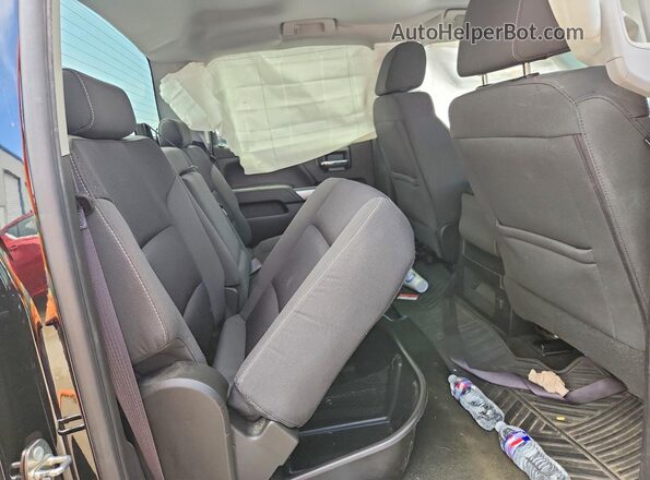 3GCPCREC7GG176496 2016 CHEVROLET SILVERADO Black Widok tylnych siedzeń