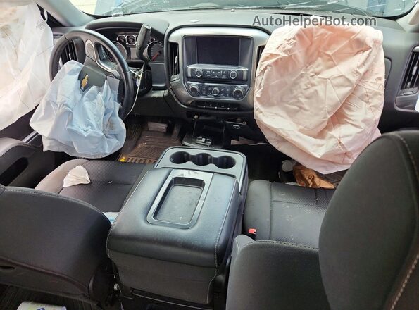3GCPCREC7GG176496 2016 CHEVROLET SILVERADO Black Widok deski rozdzielczej