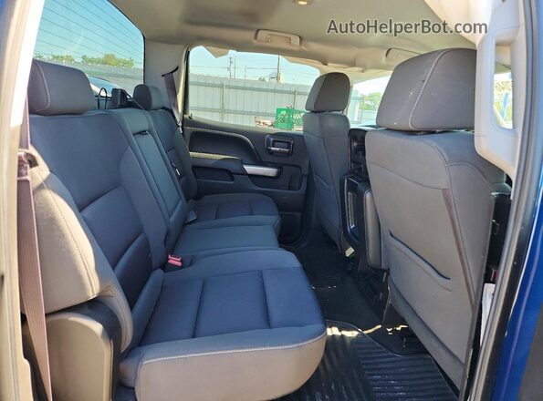 3GCPCREC7HG377008 2017 CHEVROLET SILVERADO Blue Rear seats view
