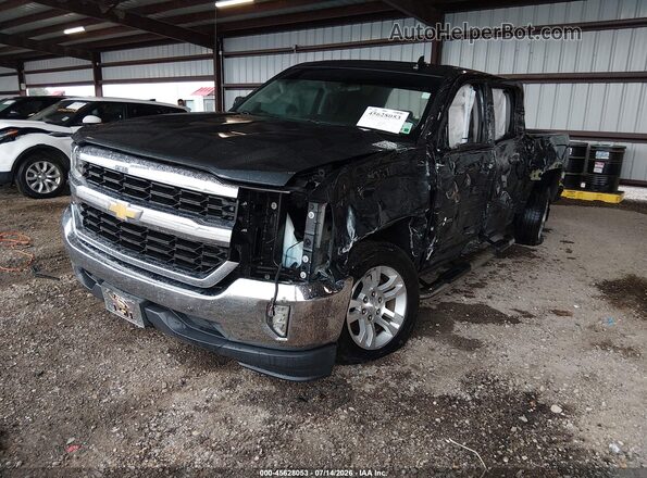 3GCPCREC7HG481725 2017 CHEVROLET SILVERADO Черный Передняя левая четверть