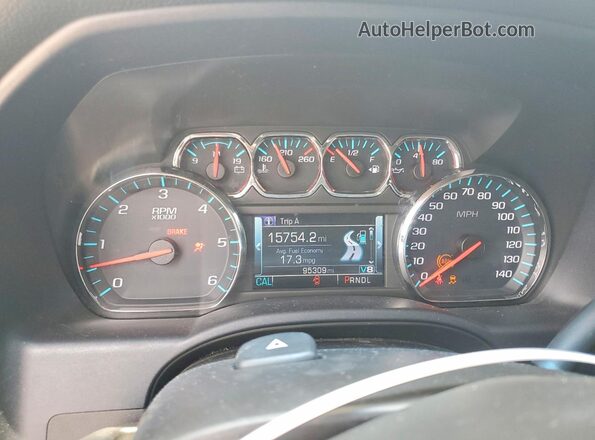 3GCPCREC7JG164047 2018 CHEVROLET SILVERADO Silver Vista del cuadro de instrumentos