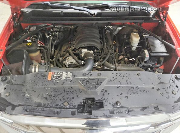 3GCPCREC8JG136550 2018 CHEVROLET SILVERADO Red Սալոնի հետևի տեսք